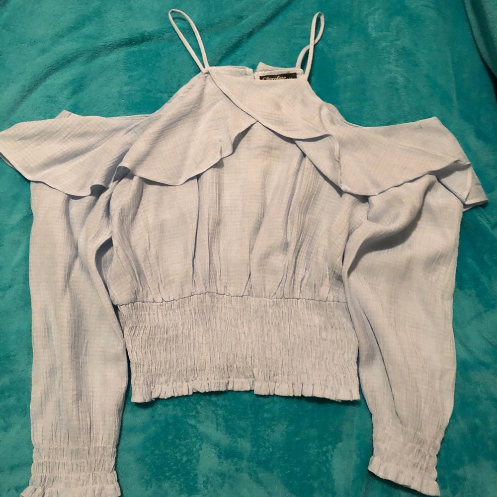 Baby Blue Blouse